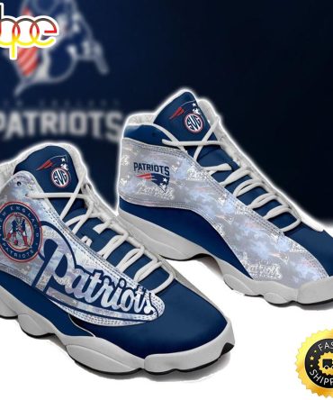 New England Patriots Nfl Ver 2 Air Jordan 13 Sneaker