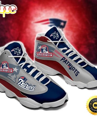 New England Patriots Nfl Ver 4 Air Jordan 13 Sneaker