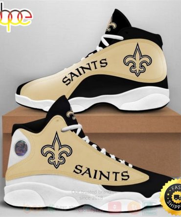 New Orleans Saints Nfl Air Jordan 13 Shoes 4