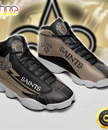 New Orleans Saints Nfl Ver 2 Air Jordan 13 Sneaker