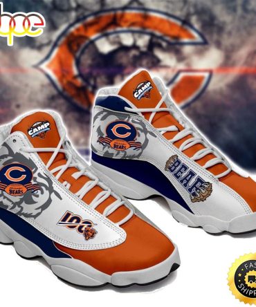 Nfl Chicago Bears Air Jordan 13 Sneaker Shoes