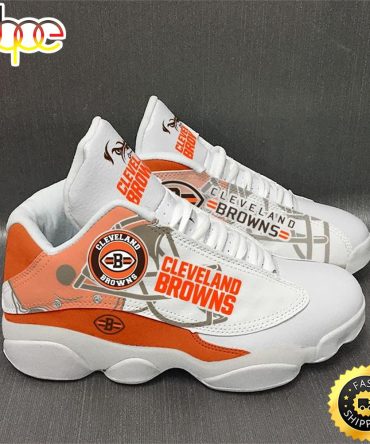 Nfl Cleveland Browns Air Jordan 13 Sneaker Shoes