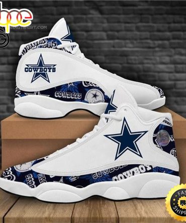 Nfl Dallas Cowboys Sport Team Air Jordan 13 Shoes