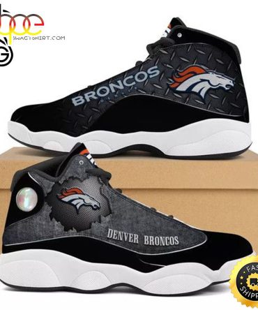 Nfl Denver Broncos Air Jordan 13 Shoes