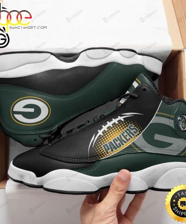 Nfl Green Bay Packers Air Jordan 13 Shoes 2