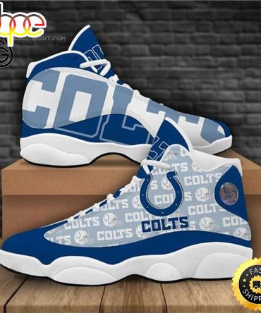 Nfl Indianapolis Colts Air Jordan 13 Shoes 2
