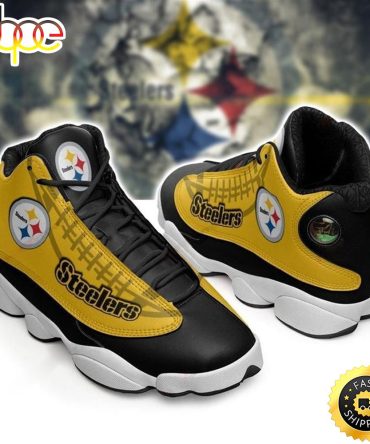 Pittsburgh Steelers Nfl Ver 12 Air Jordan 13 Sneaker