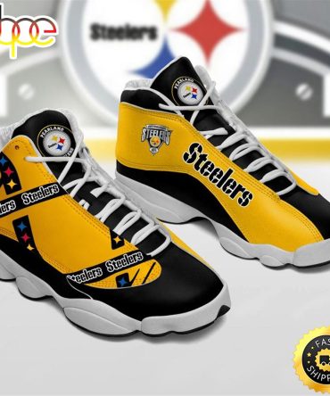 Pittsburgh Steelers Nfl Ver 6 Air Jordan 13 Sneaker
