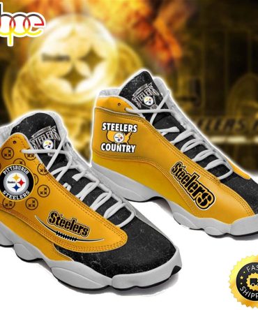 Pittsburgh Steelers Nfl Ver 9 Air Jordan 13 Sneaker