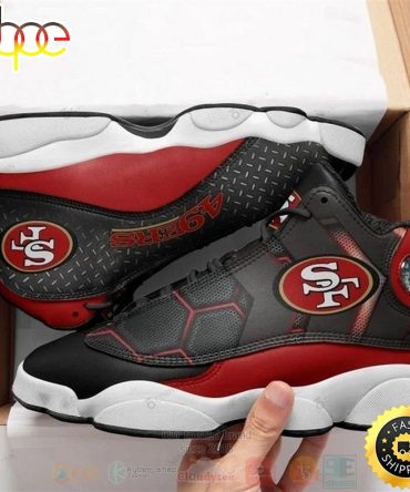 San Francisco 49Ers Nfl Football Team Air Jordan 13 Shoes 3