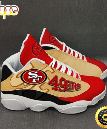 San Francisco 49Ers Nfl Ver 4 Air Jordan 13 Sneaker