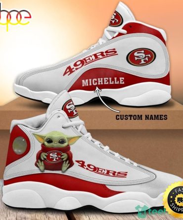 San Francisco 49Ers Fans Custom Name Air Jordan 13 Sneaker Shoes