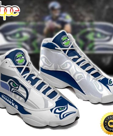 Seattle Seahawks Nfl Ver 2 Air Jordan 13 Sneaker