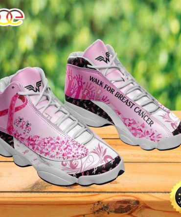 Walk For Breast Cancer Awareness Pink Ribbon And Bugs Air Jd13 Shoes