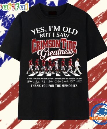 Alabama Crimson Tide Greatness Abbey Road Signatures Football 2026 T Shirt