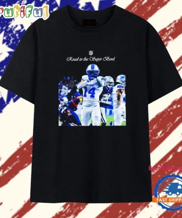 Amon Ra St. Brown Road To The Super Bowl Detroit Lions T Shirt