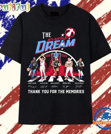 Atlanta Dream 2008 2026 Signatures Thank You For The Memories T Shirt