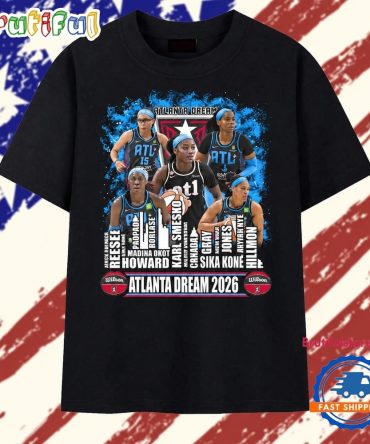 Atlanta Dream 2026 Wnba Basketball Roster Graphic T Shirt