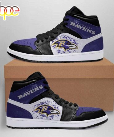 Baltimore Ravens Nfl Jd1 Boot Sneakers Shoes