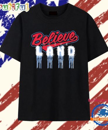Believe Cleveland Stadium Lights Ohio Sports T Shirt