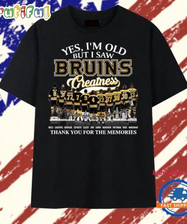 Boston Bruins Legends Greatness Vintage Hockey T Shirt