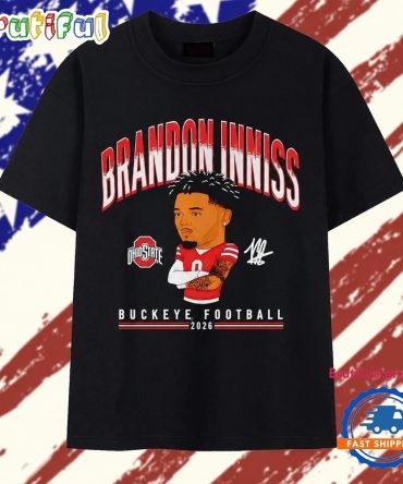 Brandon Inniss Ohio State Black Exclusive T Shirt