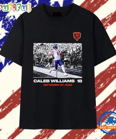 Caleb Williams 18 Chicago Bears September 13Th 2026 T Shirt