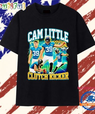 Cam Little Jacksonville Jaguars Clutch Kicker T Shirt