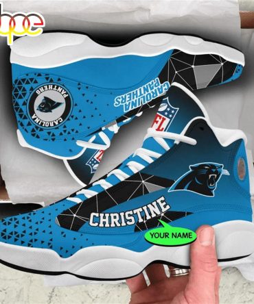 Carolina Panthers Nfl Personalized Jordan 13 Shoes  Gift For Fans Sport