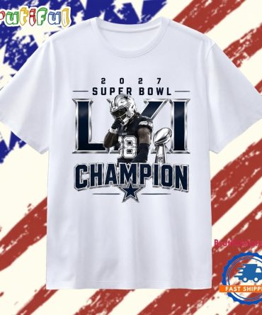 Ceedee Lamb 2027 Super Bowl Champion Lxi T Shirt