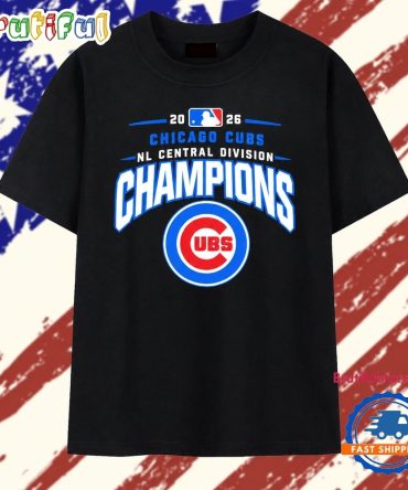 Chicago Cubs 2026 Nl Central Division Champions T Shirt