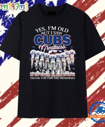 Chicago Cubs Greatness Legends Baseball Graphic T Shirt