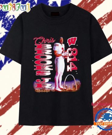 Chris Brooks Jr St Louis 314 Football T Shirt