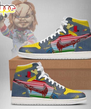 Chucky Blood Air Jordan 1 Sneakers