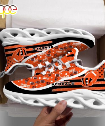 Cincinnati Bengals Nfl Clunky Sport Max Soul Shoes New Design For Fans