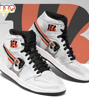 Cincinnati Bengals Nfl Jack Skellington Jd1 Boot Sneakers Shoes
