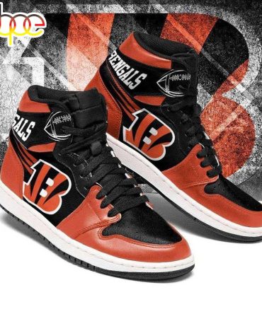 Cincinnati Bengals Nfl Jd1 Boot Sneakers Shoes