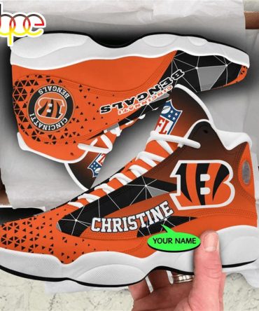 Cincinnati Bengals Nfl Personalized Jordan 13 Shoes  Gift For Fans Sport