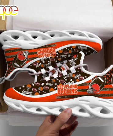 Cleveland Browns Nfl Clunky Sport Max Soul Shoes New Design For Fans