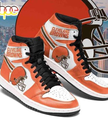 Cleveland Browns Nfl Jd1 Boot Sneakers Shoes