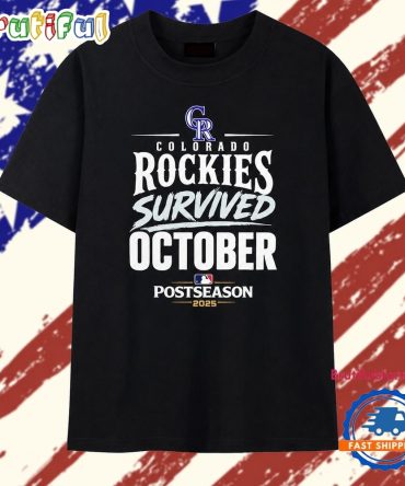 Colorado Rockies 2026 Mlb Playoffs Survived October T Shirt