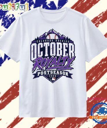 Colorado Rockies October Royalty Postseason 2026 T Shirt