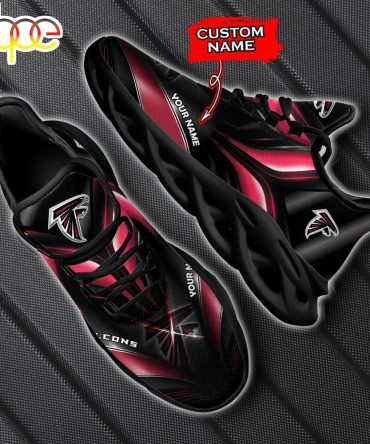 Custom Name Atlanta Falcons Team Max Soul Shoes Gift For Fans