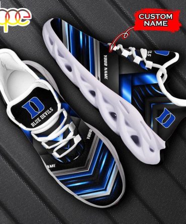 Custom Name Duke Blue Devils Ncaa Max Soul Shoes For Fans