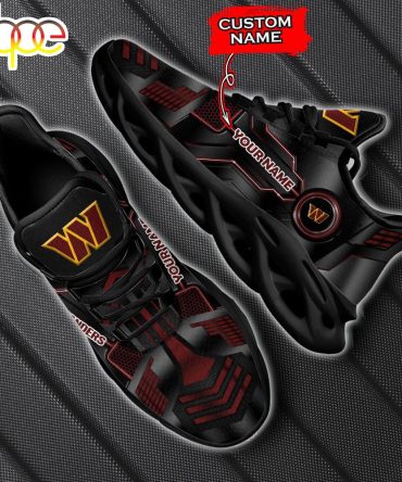 Custom Name Washington Commanders Nfl Max Soul Shoes Gift For Fans