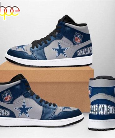 Dallas Cowboys Nfl Football Air Jordan Sneaker Boots Shoes For Men Women