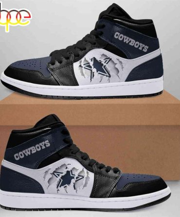 Dallas Cowboys Nfl Scratch Jd1 Boot Sneakers Shoes