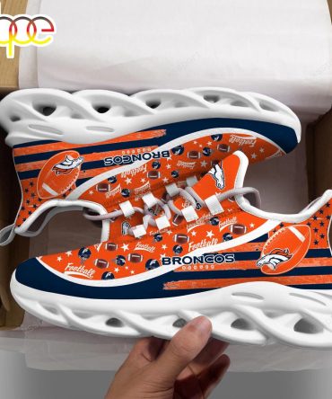 Denver Broncos Nfl Clunky Sport Max Soul Shoes New Design For Fans