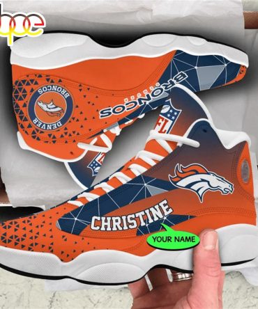 Denver Broncos Nfl Personalized Jordan 13 Shoes  Gift For Fans Sport