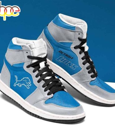Detroit Lions Jordan Sneaker Nfl Detroit Lions Custom Shoes For Men Women